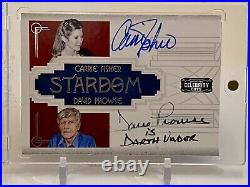 Carrie Fisher David Prowse Mark Hamill & Williams Celebrity Americana Auto Card