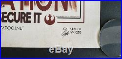 Cat Staggs Star Wars Celebration Chicago 2019 Art Print 30 Seconds Over Tatooine