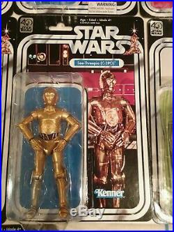 Celebration Luke Star Wars Black Series set Han Leia R2-d2 40th anniversary