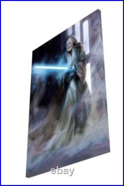 Classic Sports Prints Star Wars Obi-Wan Huge, Ready2Hang Canvas