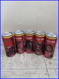 Coca Cola Star Wars 2025 Set of 5 Cans Limited Edition 80c Sealed New