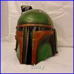 Custom Star Wars Weathered Boba Fett Mandalorian Adult Helmet Painted