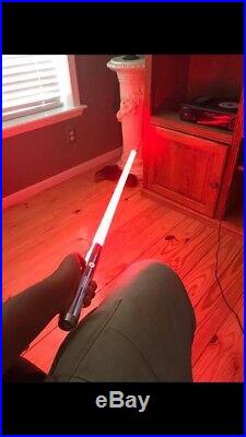 Custom lightsaber with sound! Blue and red. Like brand new. Free shipping