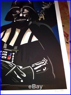 DARTH LISA MR CLEVER Darth Vader Star Wars Mona Lisa mondo banksy POP ART PRINT