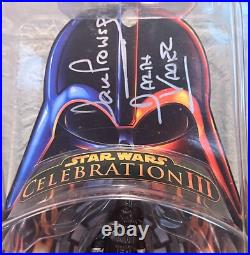 DAVE PROWSE SIGNED DARTH VADER Star Wars Celebration III Exclusive VERY RARE DAVE PROWSE SIGNED DARTH VADER Star Wars Celebration III Exclusive VERY RARE