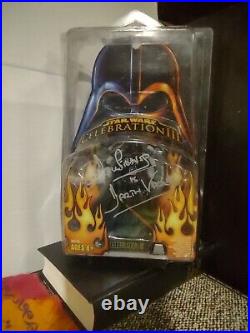 Dave Prowse Autographed Darth Vader Star Wars Celebration III Rare Hasbro Toy