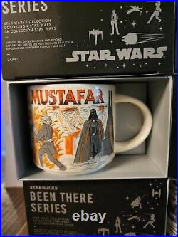 Disney 2023 Star Wars Starbucks Been There Mugs Jakku, Mustafar, Coruscant SET