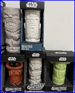 Disney Geeki Tikis Star Wars Ceramic Tiki Mug Set Collection