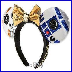 Disney MINNIE Droid Ear Headband Ashley Eckstein Her Universe STAR WARS in Hand