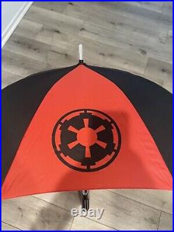 Disney Parks Star Wars Light-Up Lightsaber Umbrella Darth Vader Hilt Mint Rare