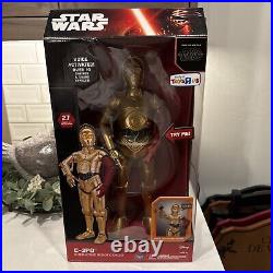 Disney Star Wars C-3PO Interactive Robotic 17 Protocol Droid Talks & Moves