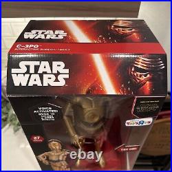Disney Star Wars C-3PO Interactive Robotic 17 Protocol Droid Talks & Moves