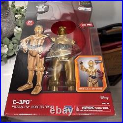 Disney Star Wars C-3PO Interactive Robotic 17 Protocol Droid Talks & Moves