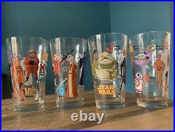 Disney Star Wars Celebration SHAG Josh Agle 4 Pint Glasses mid century tiki