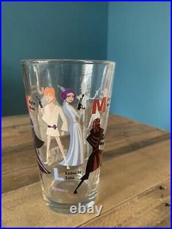 Disney Star Wars Celebration SHAG Josh Agle 4 Pint Glasses mid century tiki