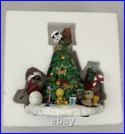 Disney Star Wars Ewok Celebration and Finale Musical Figurine Christmas Tree NEW