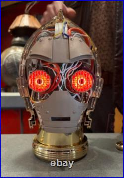 Disney Star Wars Galactic Archive Series C-3PO Head Electronic Lights Up NIB
