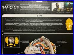 Disney Star Wars Galactic Archive Series C-3PO Head Electronic Lights Up NIB