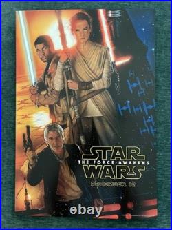 Drew Struzan Star Wars The Force Awakens Print Celebration Anaheim 2015