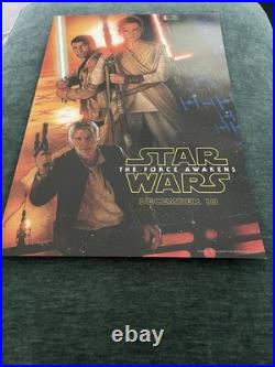 Drew Struzan Star Wars The Force Awakens Print Celebration Anaheim 2015