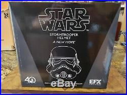EFX Star Wars Chrome Stormtrooper Helmet 40th Anniversary Celebration
