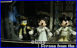 Escape From Death Star Star Wars Donald D, Minnie M, Pluto And Goofy New Disney
