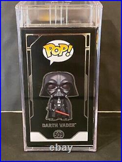 FUNKO POP! 2022 Star Wars Celebration Exclusive Darth Vader #509 PSA Mint 9