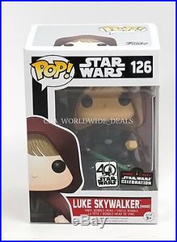 FUNKO Pop Star Wars 126 Luke Skywalker (Hood) 2017 Star Wars Celebration