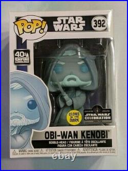 Funko Obi-Wan Kenobi Pop! GITD #392 Star Wars Celebration 2020 Exclusive IN HAND