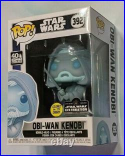 Funko Obi-Wan Kenobi Pop! GITD #392 Star Wars Celebration 2020 Exclusive IN HAND