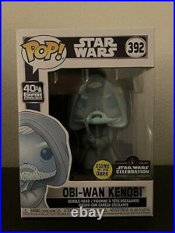 Funko Obi-Wan Kenobi Pop! Star Wars Celebration Exclusive (Glow In The Dark)