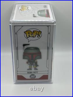 Funko POP Boba Fett Star Wars Celebration Exclusive Blue Chrome #297 NEW