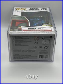 Funko POP Boba Fett Star Wars Celebration Exclusive Blue Chrome #297 NEW