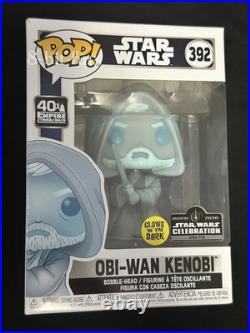 Funko Pop 392 Star Wars Obi-Wan Kenobi (Glows in the Dark) Star Wars Celebration