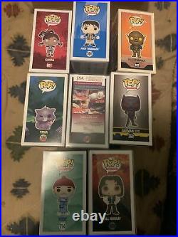 Funko Pop Lot With Soft POP Protectors And Sorters