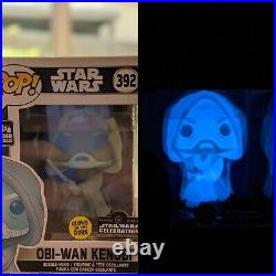 Funko Pop! Obi-Wan Kenobi #392 STAR WARS Glow in the Dark Celebration 2020