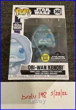 Funko Pop Obi Wan Kenobi Star Wars Celebrations LE 3000 Signed By Ewan Mcgregor