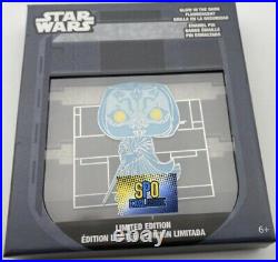 Funko Pop Pin! Star Wars Holographic SPO Exclusive LE 600 Set Disney Darth Glow