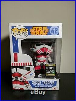 Funko Pop SHOCK TROOPER #42 Vaulted Star Wars 2015 Galactic Convention