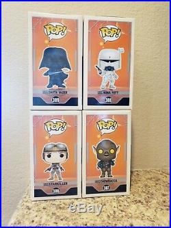 Funko Pop! Star Wars Concept Series Boba, Darth, Starkiller & Chewy (CON STICKERS)