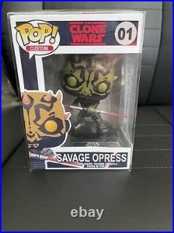 Funko Pop! Star Wars Savage Opress CUSTOM Pop and Box Clone Wars