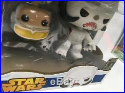 Funko Pop Vinyl Star Wars SDCC 2014 Luke Skywalker Hoth and Bloody Wampa