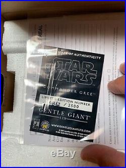 GENTLE GIANT Star Wars COMMANDER GREE Mini Bust Exclusive NIB 0862/2500 ROTS