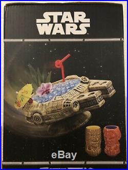 Geeki Tiki Mug Bowl Disney Star Wars Millenium Falcon New+Box Beeline Creative
