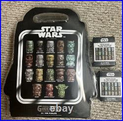 Geeki Tiki Star Wars Mini Muglet 18 Pcs Darth Vader Case + GOLD C3PO+ Extras