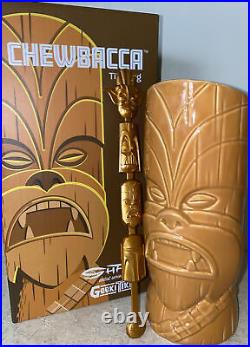 Geeki Tikis Star Wars SHAG Chewbacca Tiki Mug Limited Edition of 500 & Swizzle