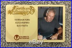 Harrison Ford Han Solo Signed Star Wars 8X10 Photo Celebrity Authentics COA