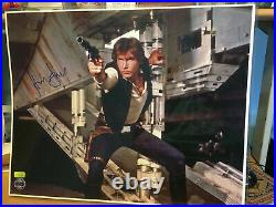 Harrison Ford Star Wars Signed Official Pix OPX 16x20 Photo Celebrity Authentics