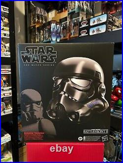 Hasbro Black Series Star Wars Shadow Trooper Electronic Helmet