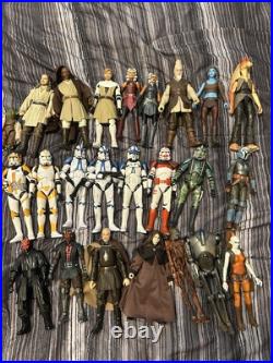 Huge Star Wars Black Series Figure Lot 46 Figures, Darth Vader, Darth Maul, Clones